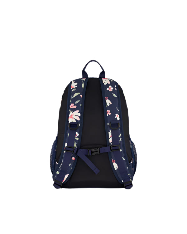 Deux par Deux Kids Backpack (Navy Flower)