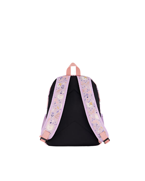 Deux par Deux Little Kids Backpack (Lilac Cats)