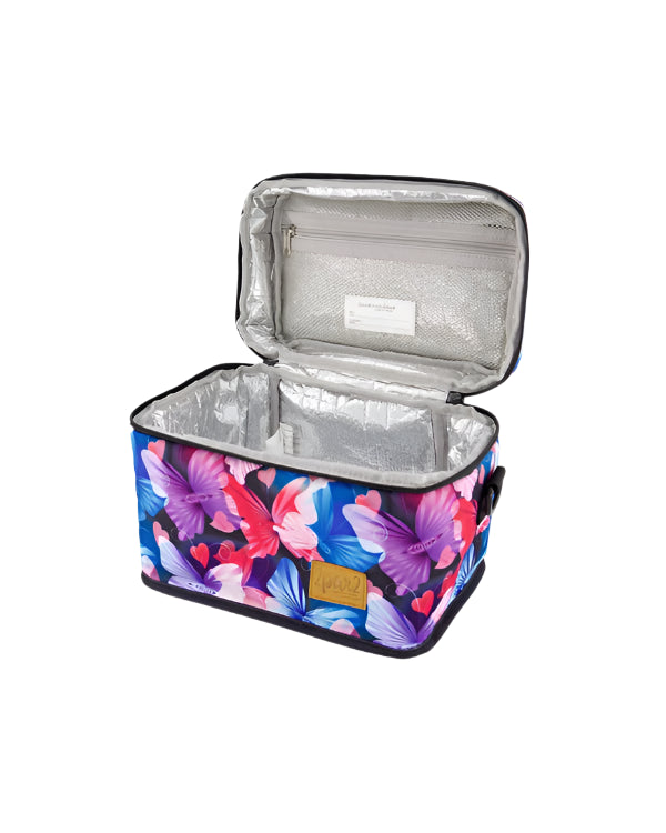 Deux par Deux Lunch Box (Black Butterfly)