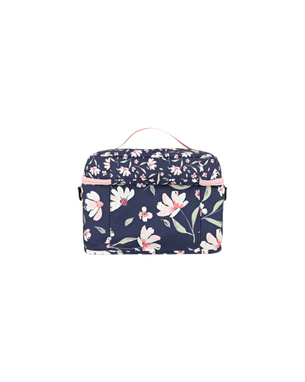 Deux par Deux Lunch Box (Navy Flower)