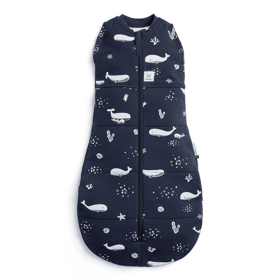 ergoPouch Cocoon Swaddle Bag 1 TOG (Whales)