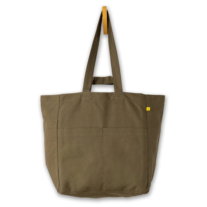 Fluf Box Tote (Dark Olive)