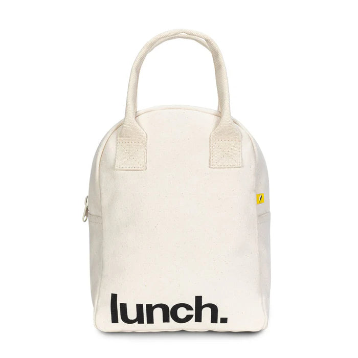 Fluf Zipper Lunch Bag Lunch Natural