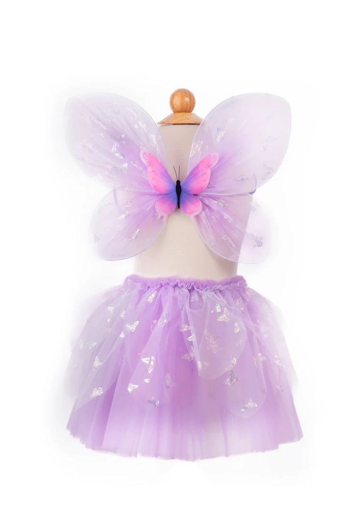 Great Pretenders Flutter Butterfly Skirt & Wings (Lilac)