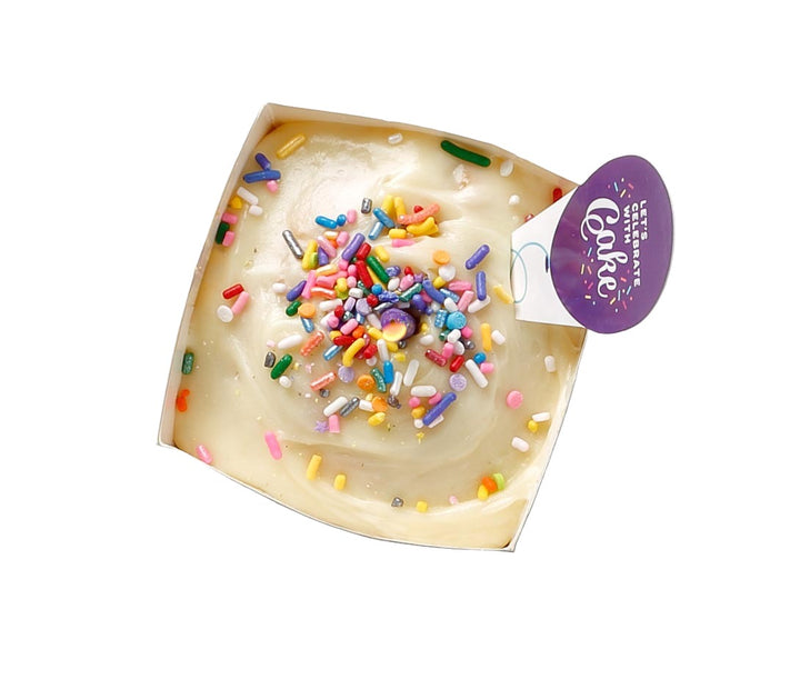 Instacake Card Happy Birthday Teal Vanilla