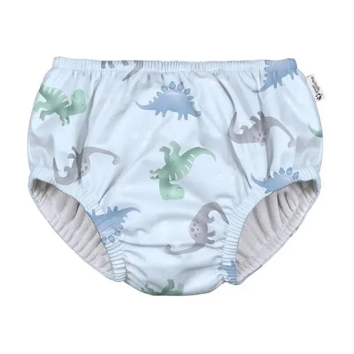 iPlay Eco Pull Up Swim Diaper (Light Blue Dinos)
