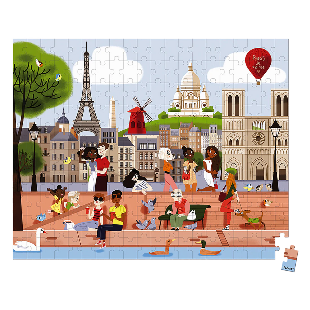 Janod 200 Piece Puzzle (Paris)