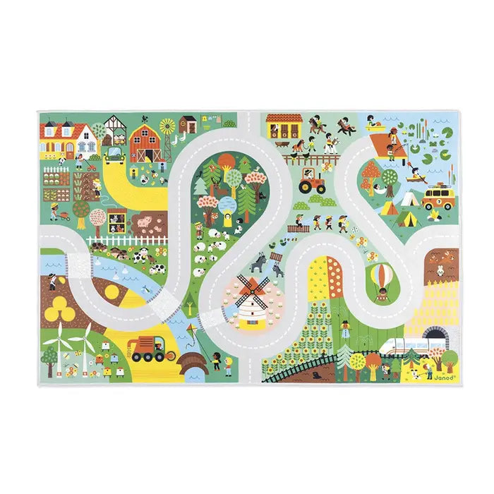 Janod Cross Roads Play Mat (Countryside)