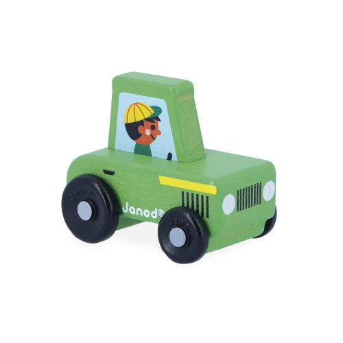 Janod Cross Roads Vehicle (Countryside Green Tractor)