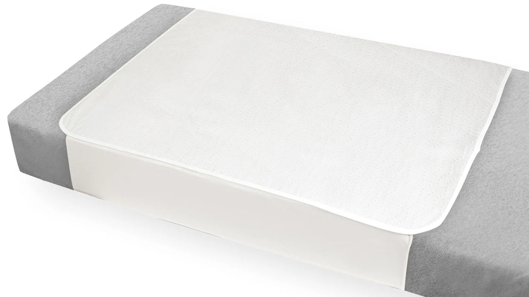 Kushies Crib to Twin Bed Pad with Tuck Sides (White)