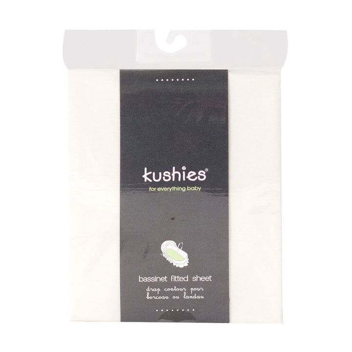 Kushies Percale Bassinet Sheet (Ecru)