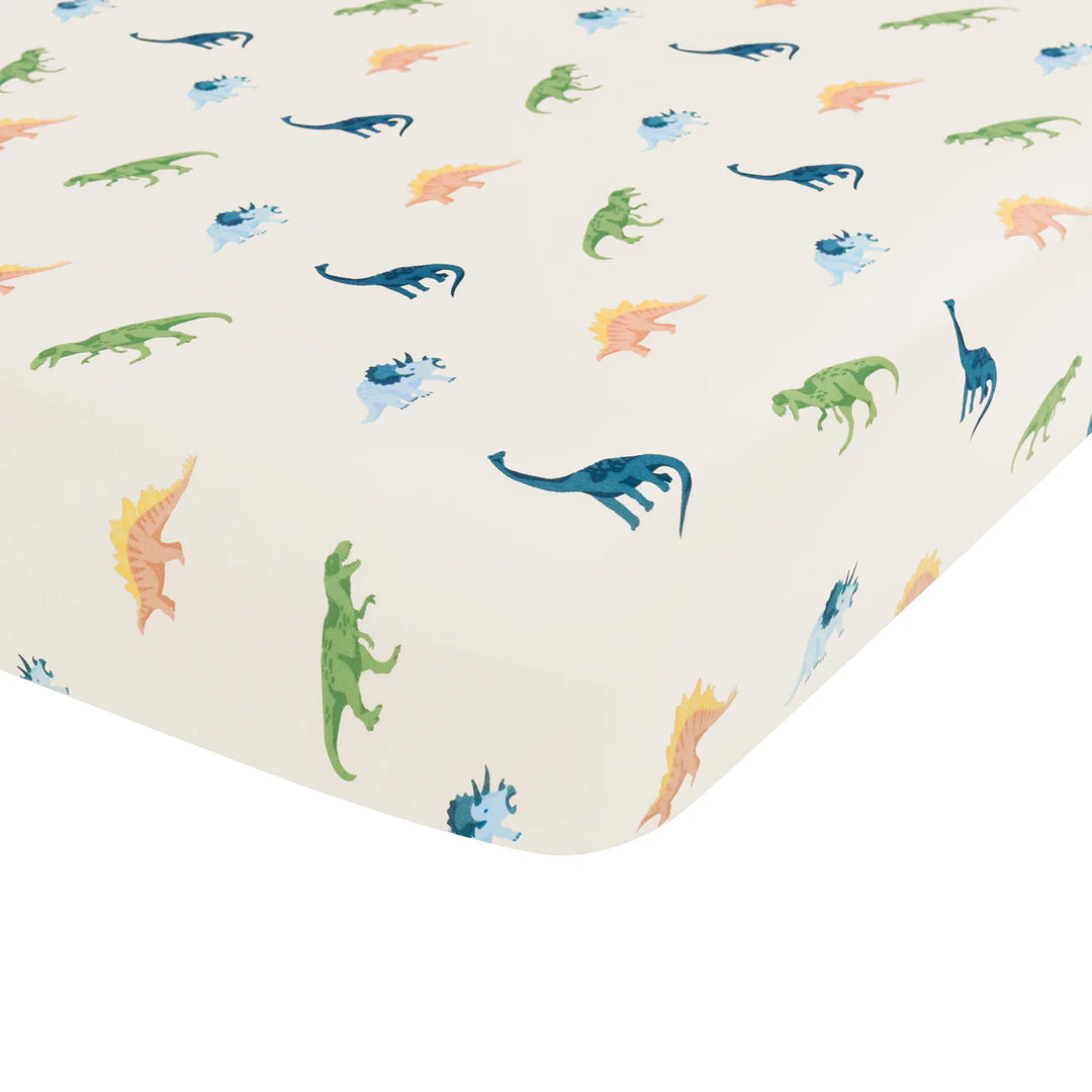 Kyte Baby Crib Sheet (Ecru Roar)