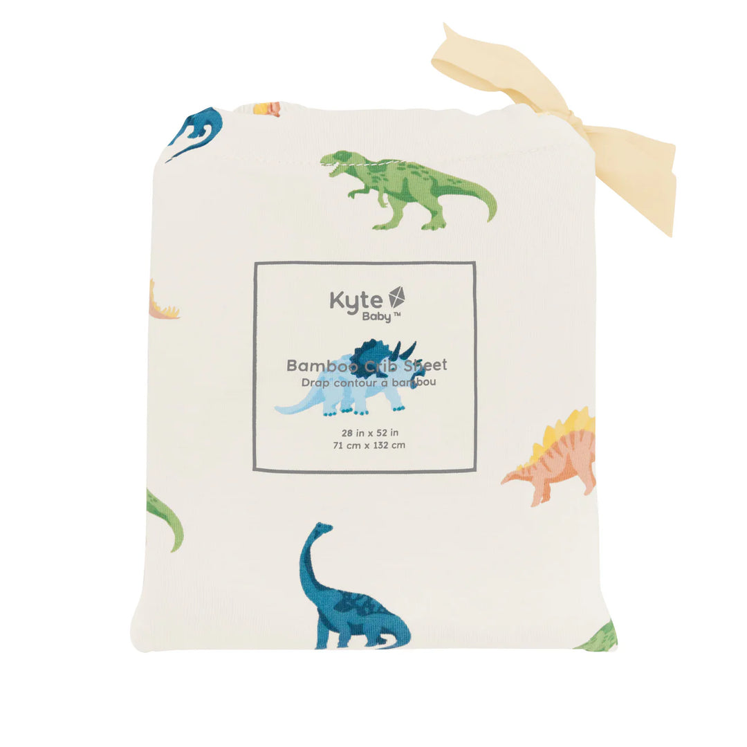 Kyte Baby Crib Sheet (Ecru Roar)