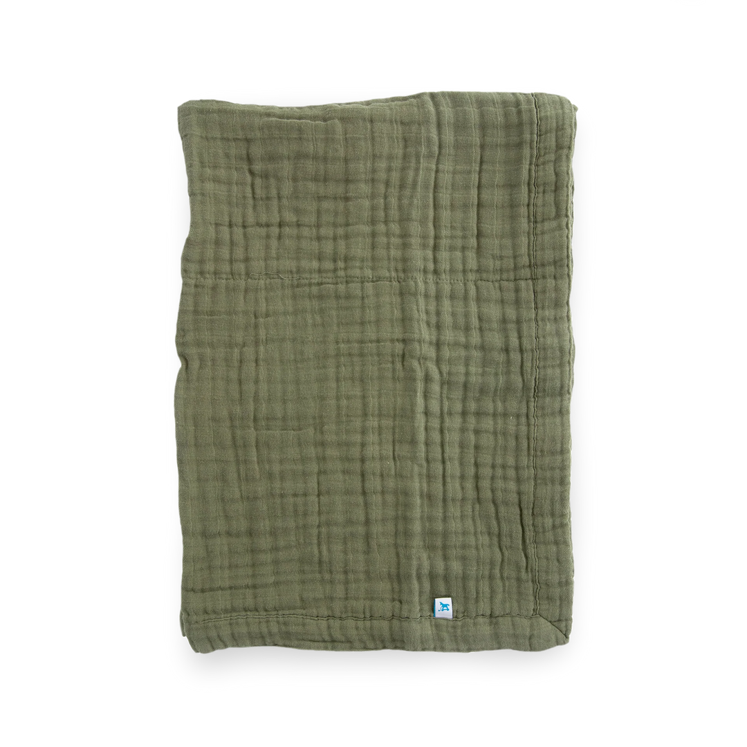 Little Unicorn Cotton Muslin Baby Quilt (Fern)