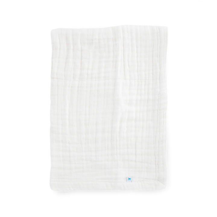 Little Unicorn Cotton Muslin Baby Quilt (White)