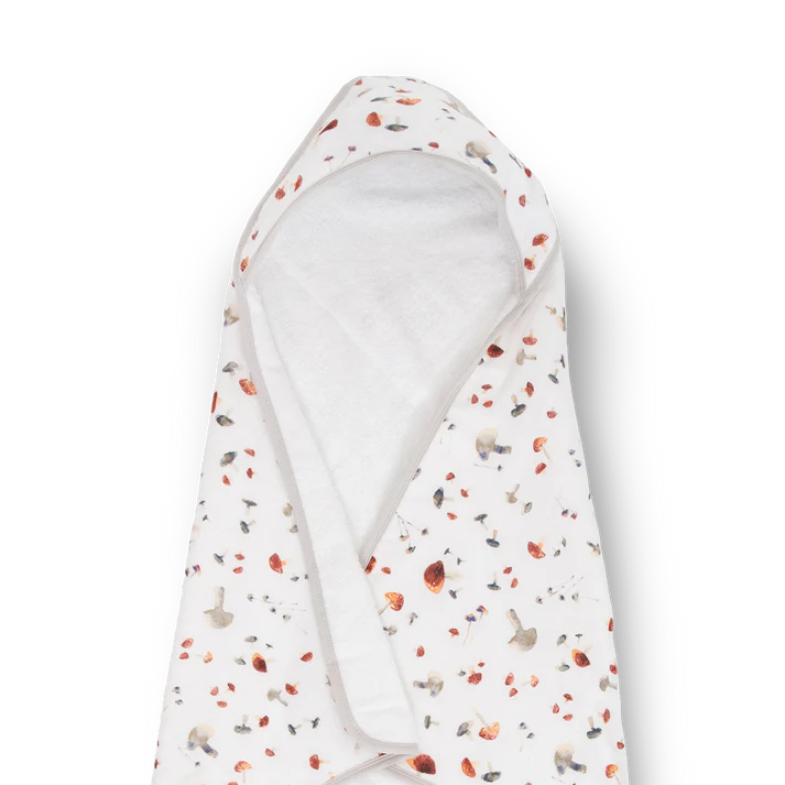 Little Unicorn Infant Hooded Towel (Mushrooms)