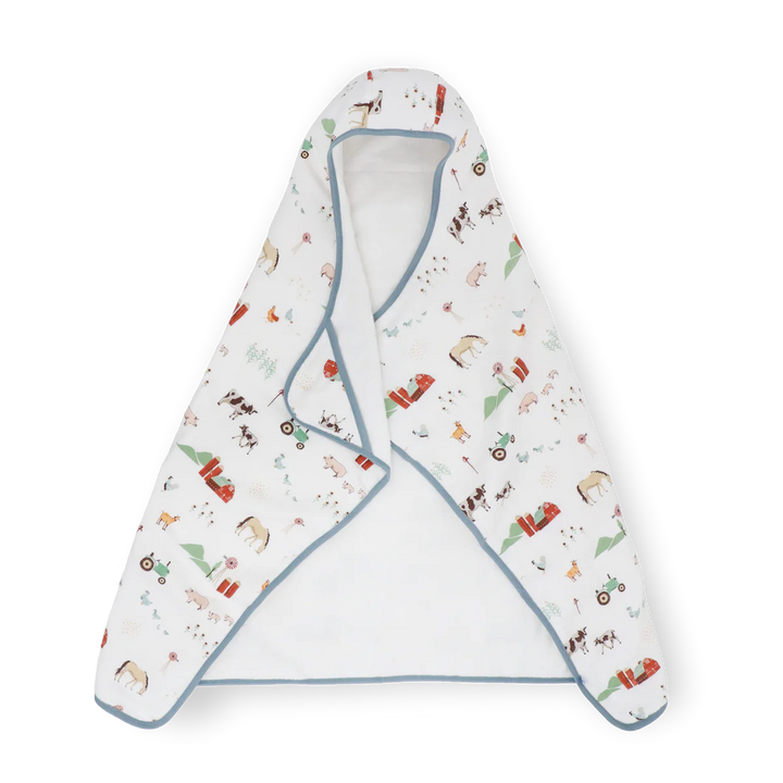Little Unicorn Toddler Hooded Towel (Farmyard)