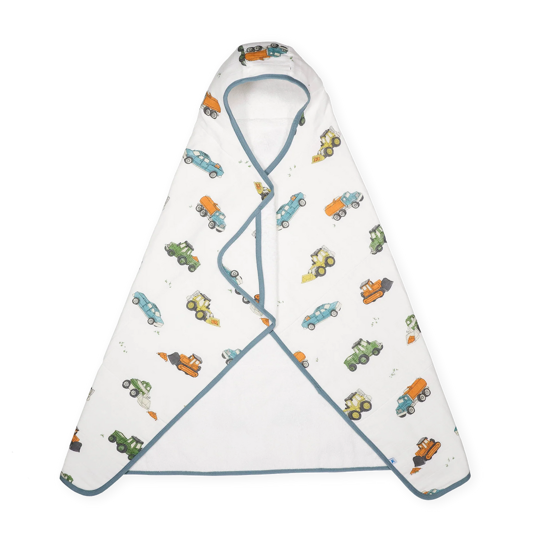 Little Unicorn Toddler Hooded Towel (Work Trucks)