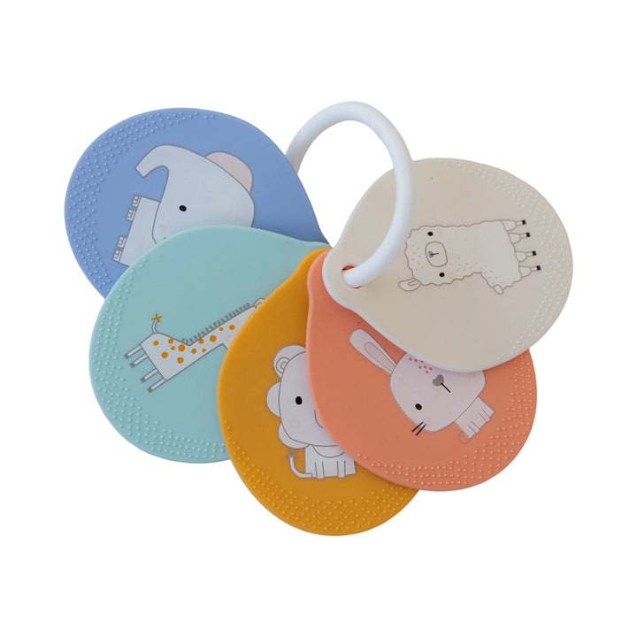 LouLou LOLLIPOP Flash Card Baby Teether (Nature)