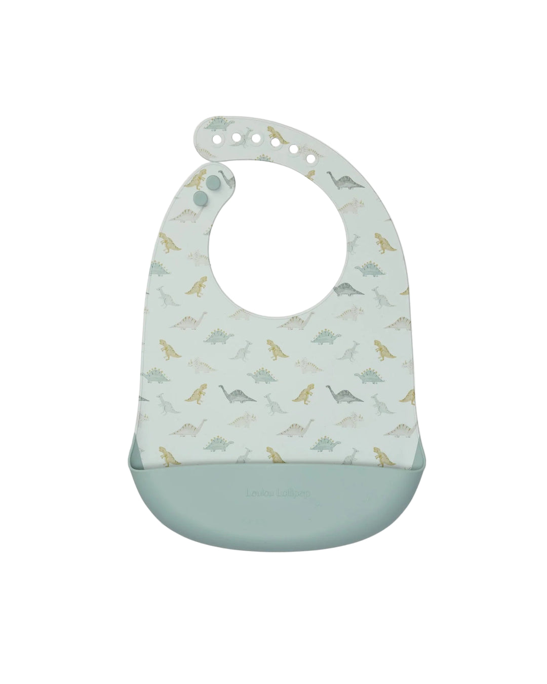 LouLou LOLLIPOP Silicone Bib (Dino Friends)