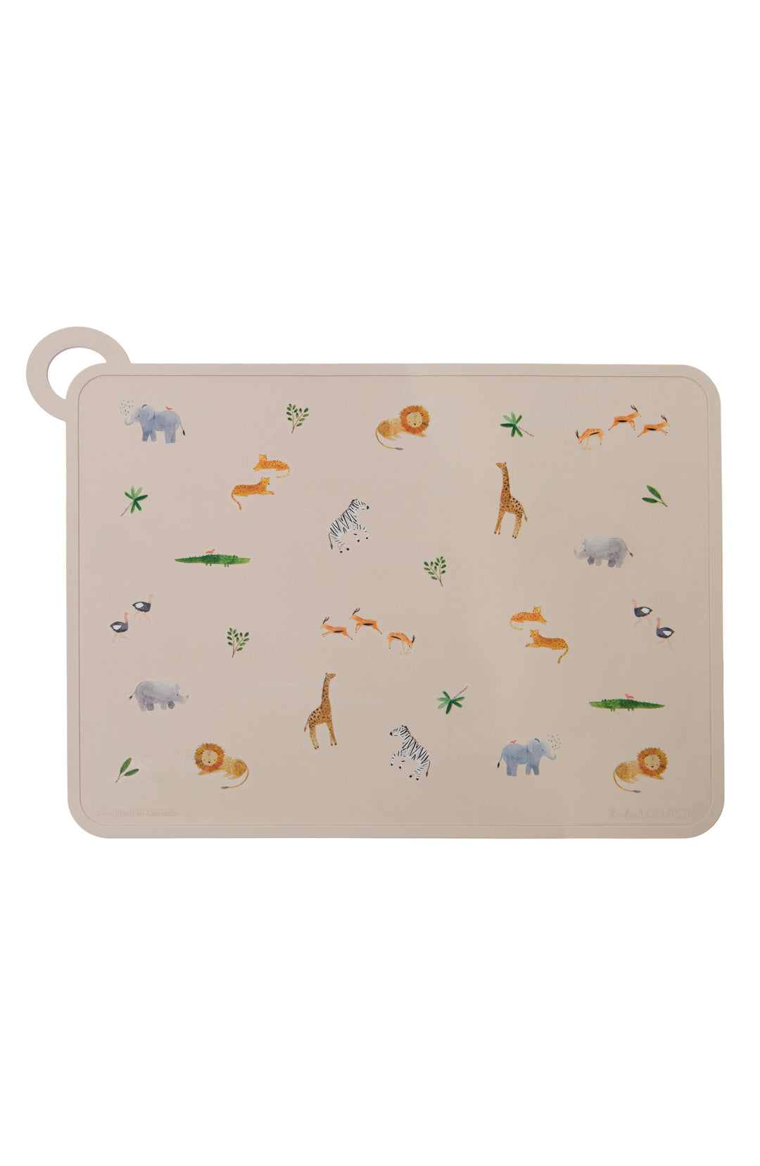 LouLou LOLLIPOP Silicone Placemat (Safari Jungle)