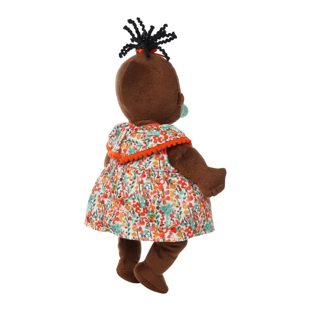 Manhattan Toy Baby Stella Brown with Black Wavy Tuft Doll