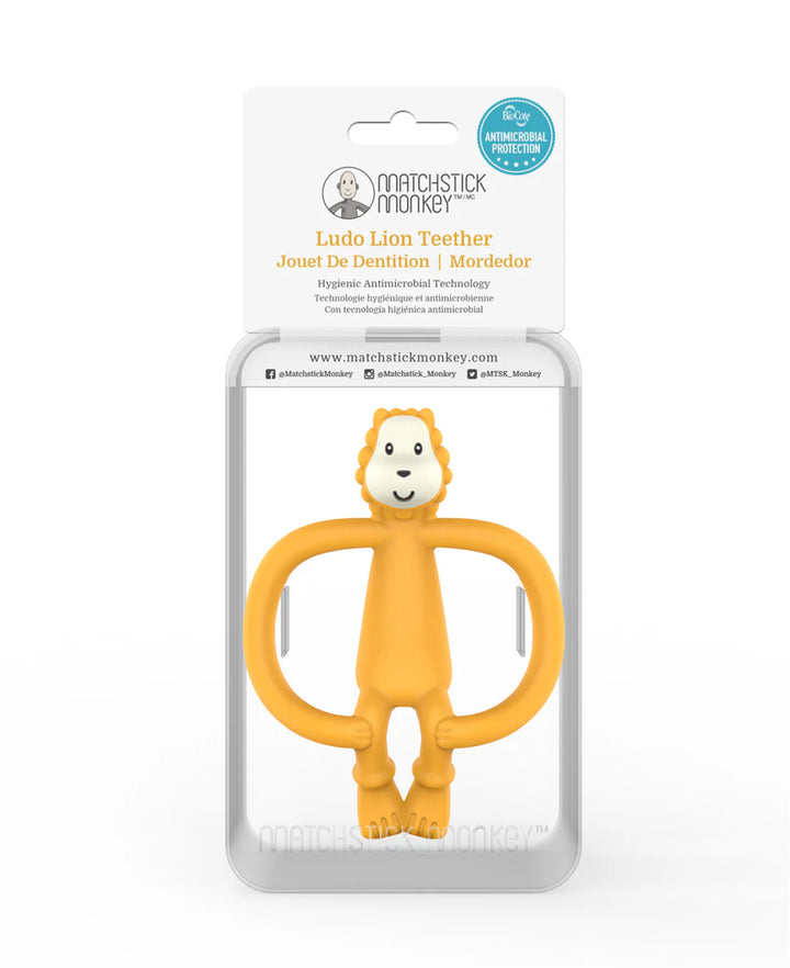 Matchstick Monkey Animal Teether (Ludo Lion)