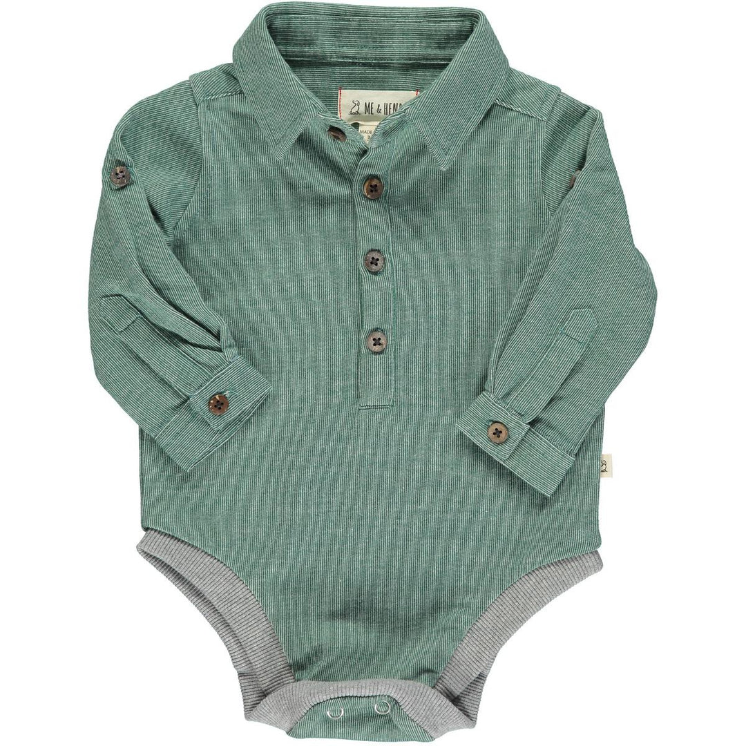 Me & Henry Ripley Jersey Onesie (Green)