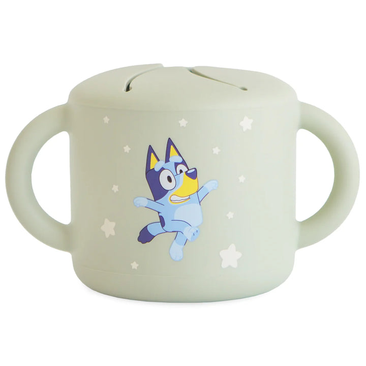 Mushie Bluey Snack Cup (Sage)