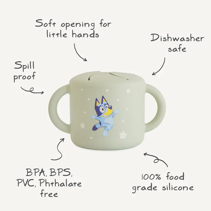 Mushie Bluey Snack Cup (Ivory)