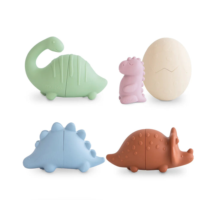 Mushie Mold Free Bath Play Set (Dino)