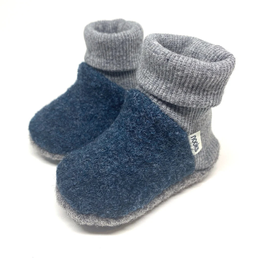 Nooks Design Pre-Walking Booties (Deep Sea)