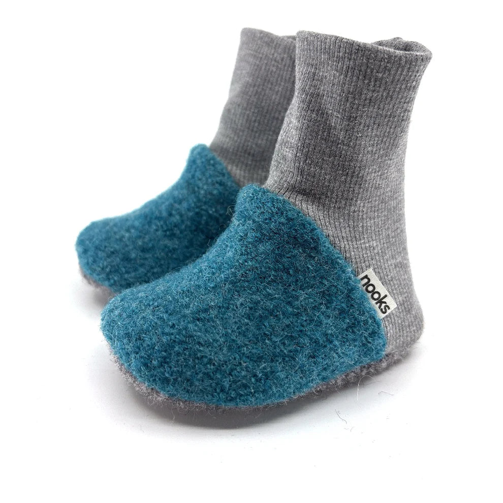 Nooks Design Pre-Walking Booties (Ocean)