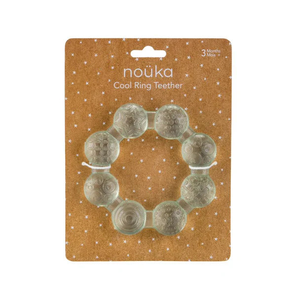 noüka Cooling Ring Teether (Soft Blush)