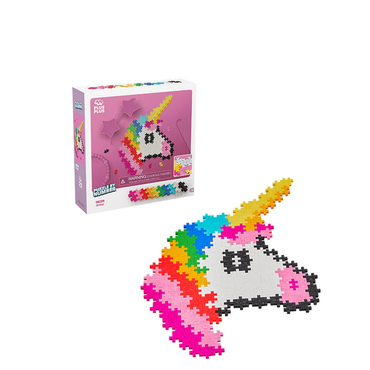Plus-Plus Puzzle By Number 250-piece (Unicorn)