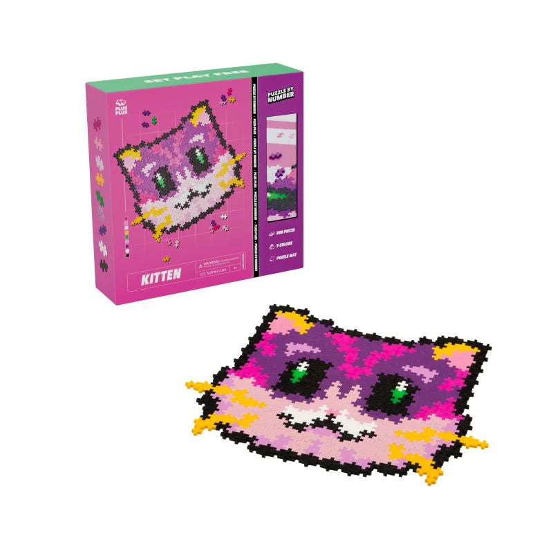 Plus-Plus Puzzle By Number 500-piece (Kitten)