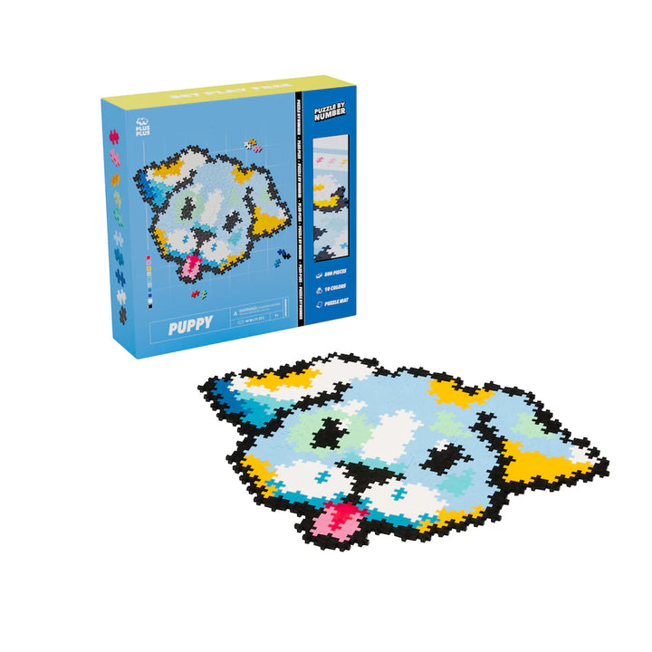 Plus-Plus Puzzle By Number 500-piece (Puppy)