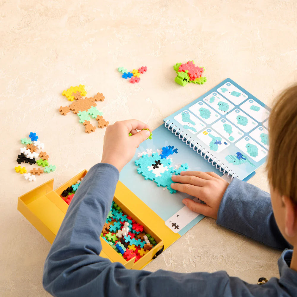 Plus-Plus Puzzle By Number Activity Pad (Ocean)