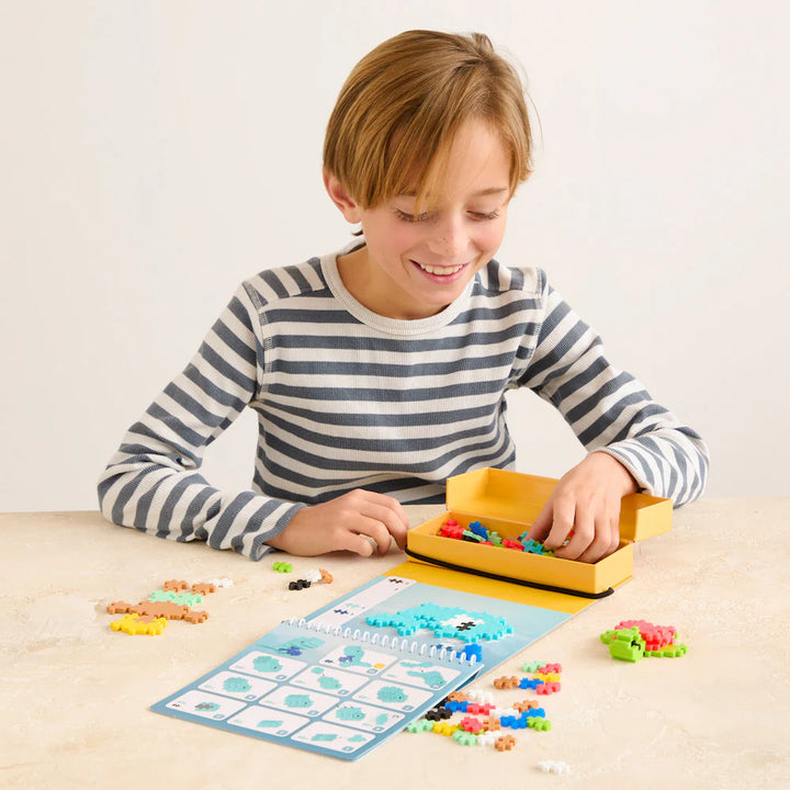 Plus-Plus Puzzle By Number Activity Pad (Ocean)