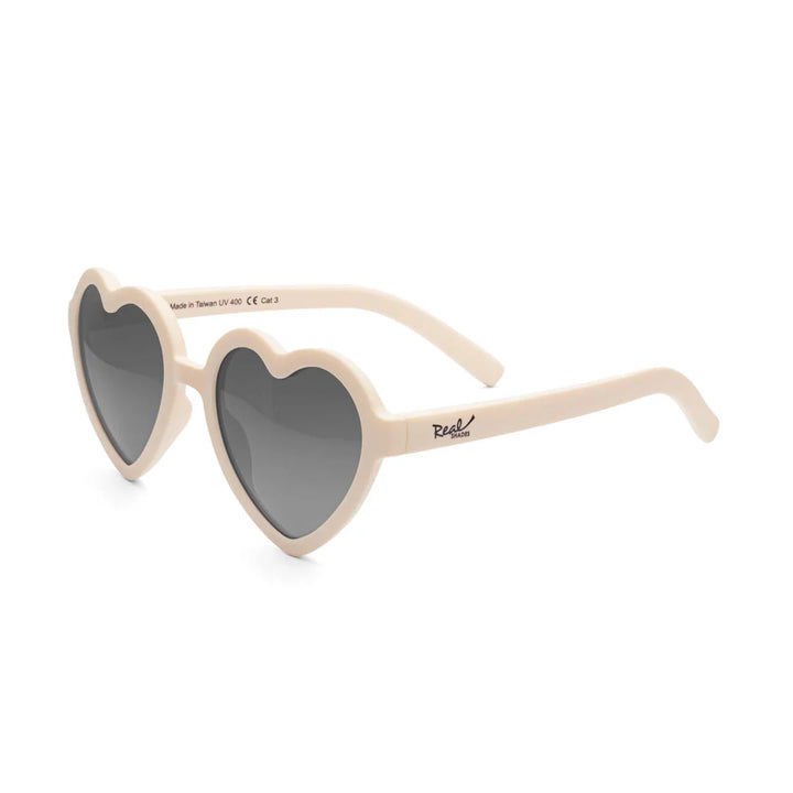 Real Shades Heart Sunglasses (Almond Tan)