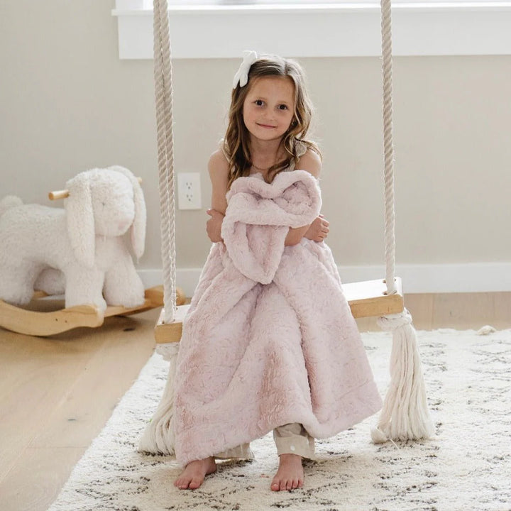 Saranoni Dream Receiving Blanket (Blush)