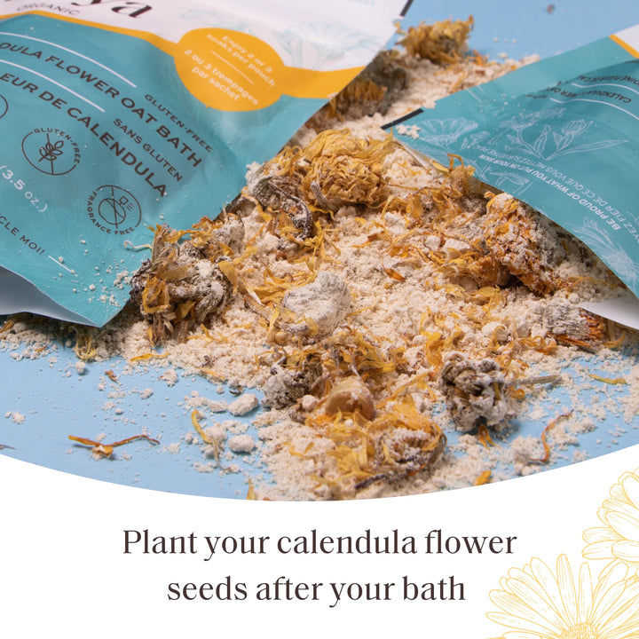 Satya Calendula Flower Oat Bath (100g)