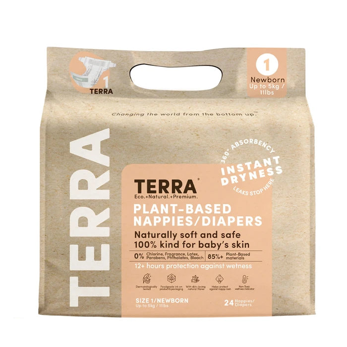 Terra Diapers Size 1 (Newborn)