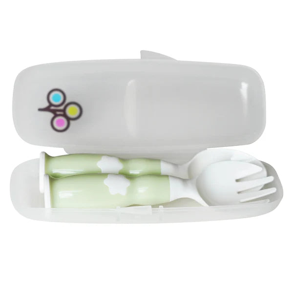 Zoli Fork & Spoon Set (Seafoam Green)