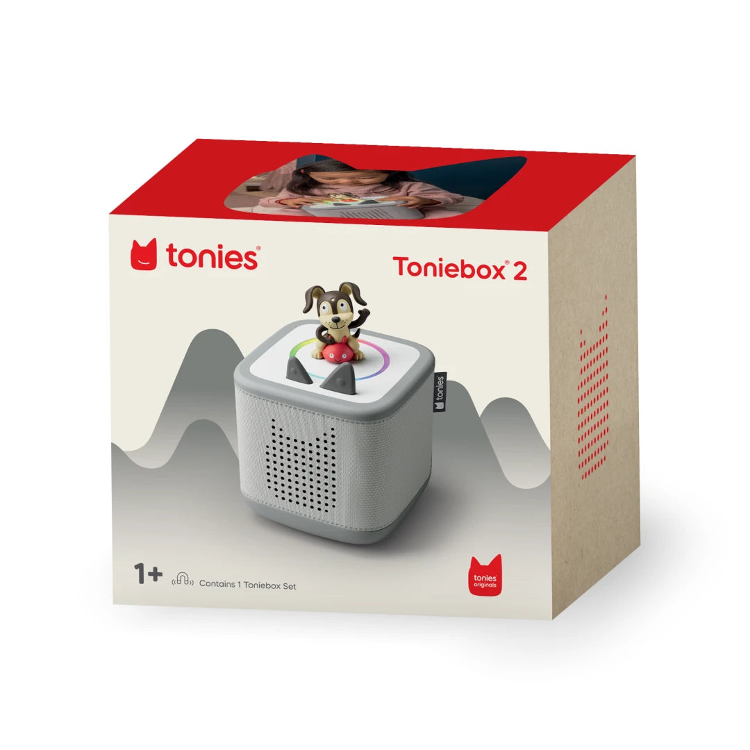Tonies Toniebox 2 Starter Set: Playtime Puppy (Moon Grey)