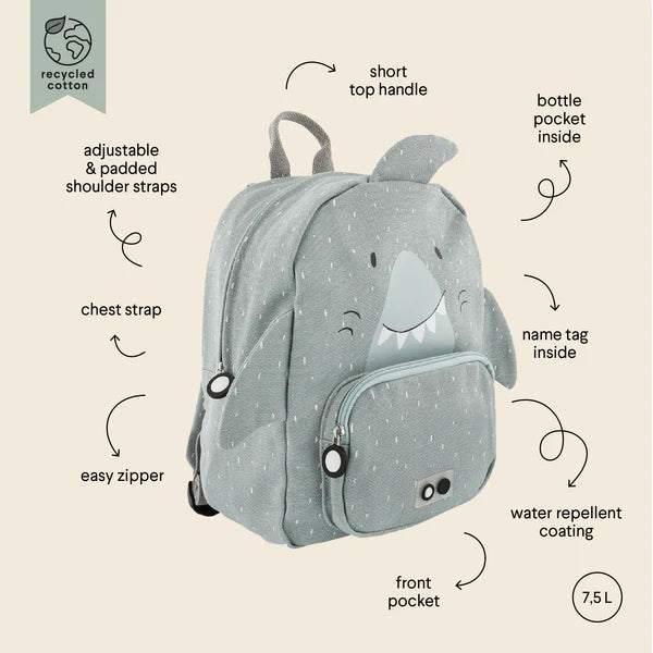 Trixie Backpack (Mr Shark)