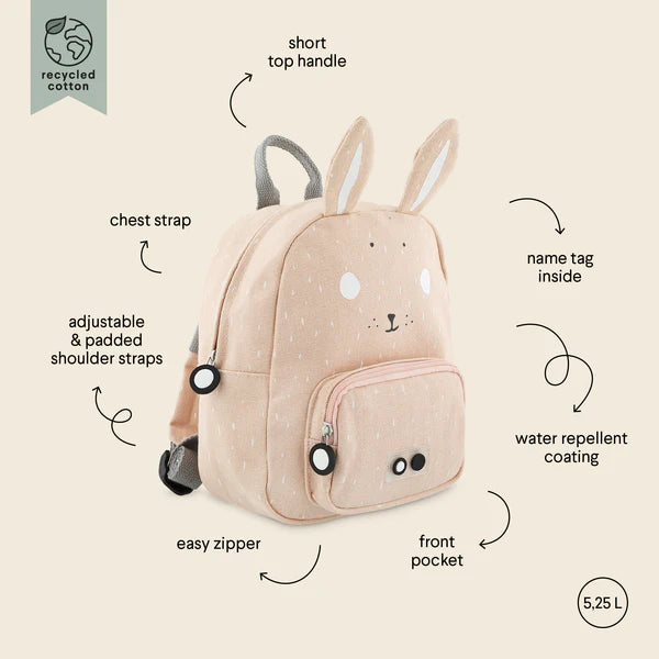 Trixie Backpack Small (Mrs Rabbit)