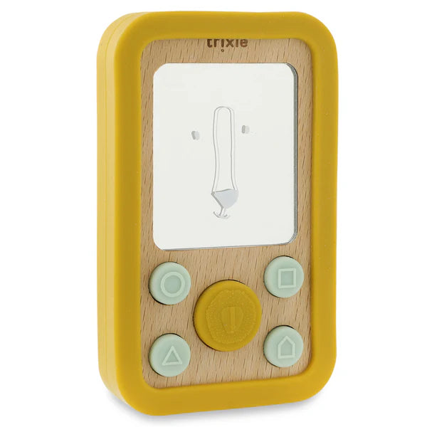Trixie Wooden Silicone Baby Phone (Mr Lion)