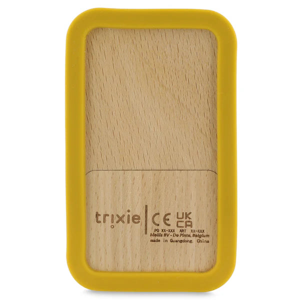 Trixie Wooden Silicone Baby Phone (Mr Lion)