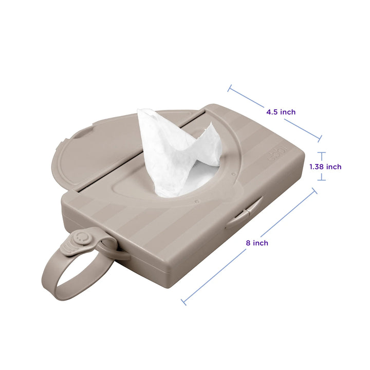Ubbi On-the-go Wipes Dispenser (Taupe)